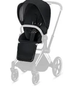 Cybex OPEN BOX Priam 3 Seat Fabric - Premium Black