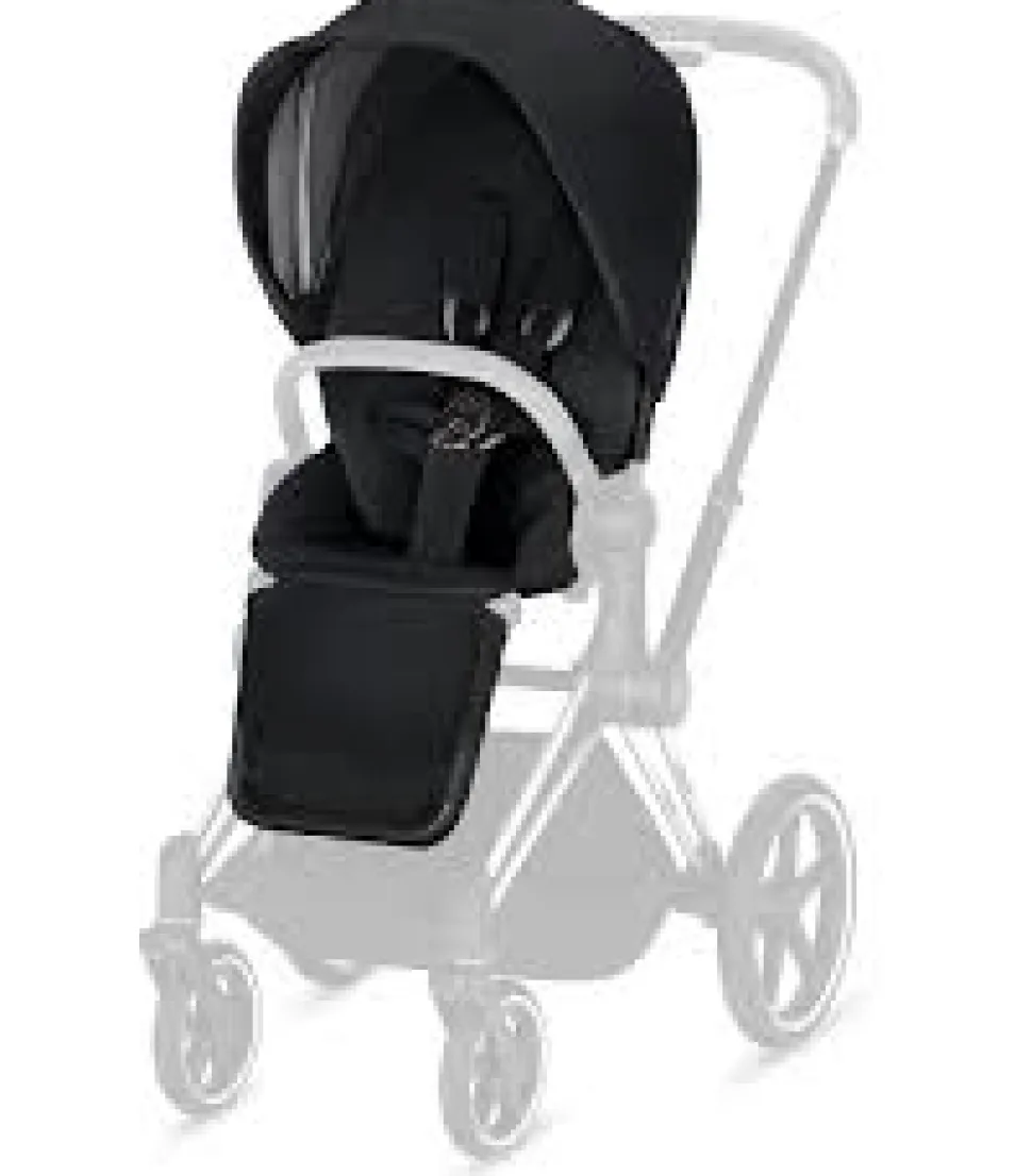 Cybex OPEN BOX Priam 3 Seat Fabric - Premium Black