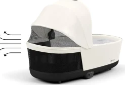 Cybex PRIAM 4 / e-PRIAM 2 Lux Carry Cot - Off White