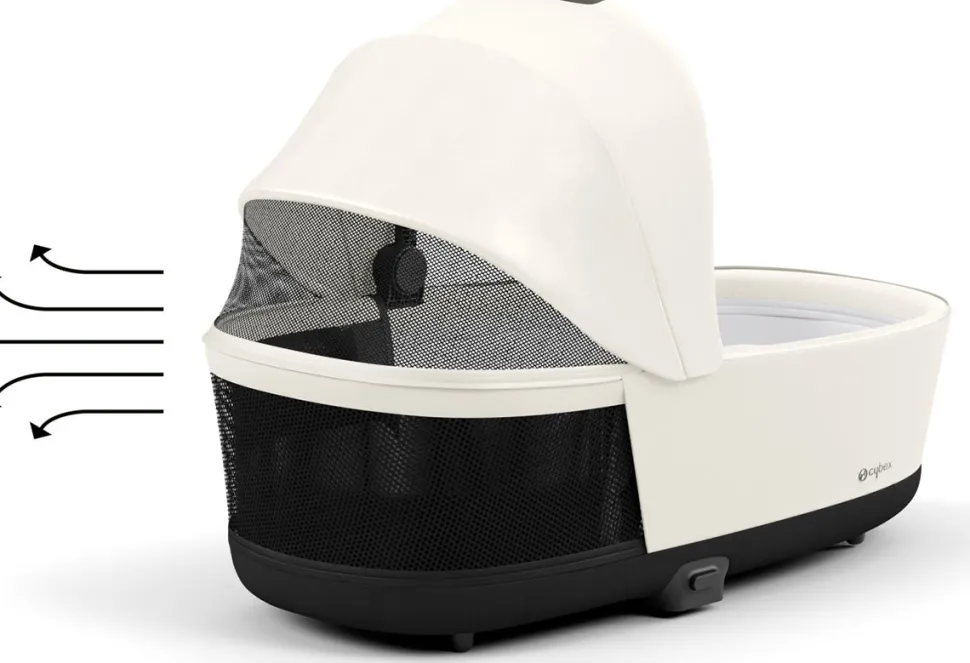 Cybex PRIAM 4 / e-PRIAM 2 Lux Carry Cot - Off White