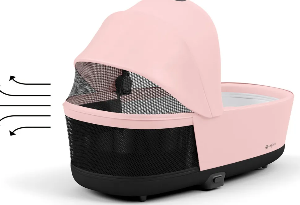 Cybex PRIAM 4 / e-PRIAM 2 Lux Carry Cot - Peach Pink