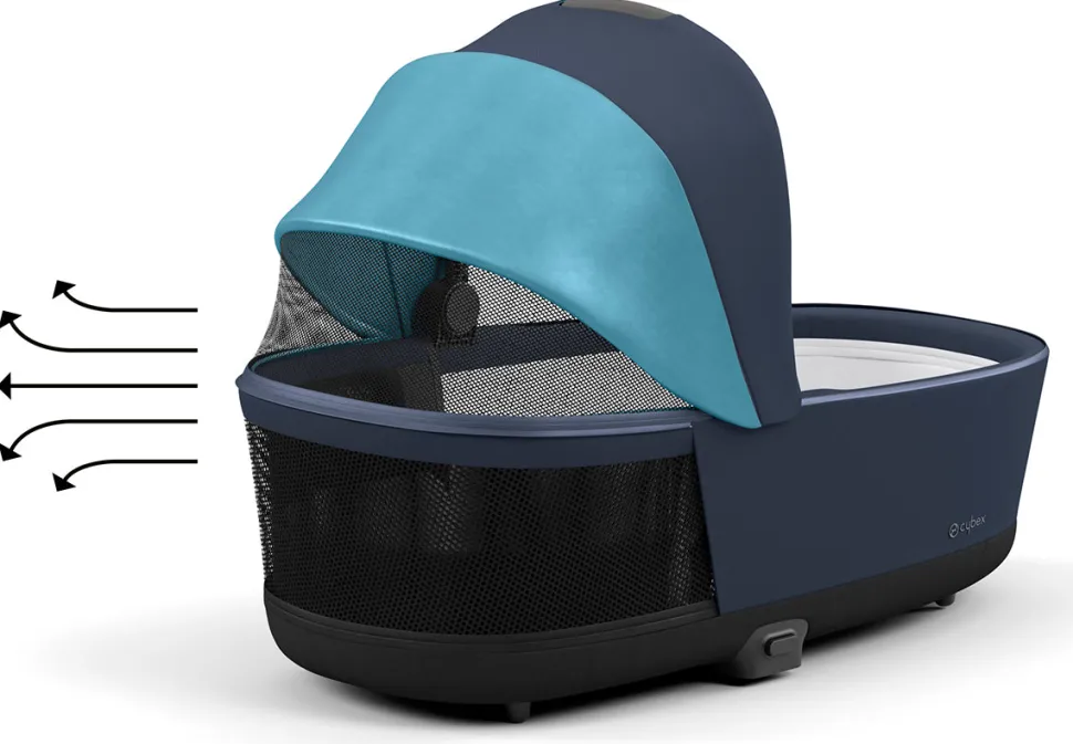Cybex Priam 4 / ePriam 2 Lux Carry Cot - Conscious Dark Navy