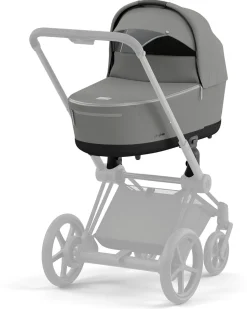 Cybex Priam 4 / ePriam 2 Lux Carry Cot - Conscious Pearl Grey