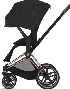 Cybex Priam 3 Complete Stroller - Chrome/Black/True Red