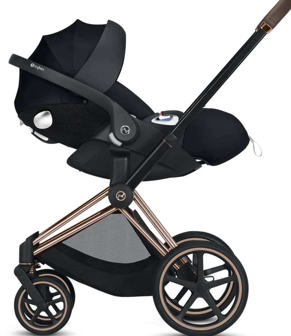 Cybex Priam 3 Complete Stroller - Chrome/Black/True Red