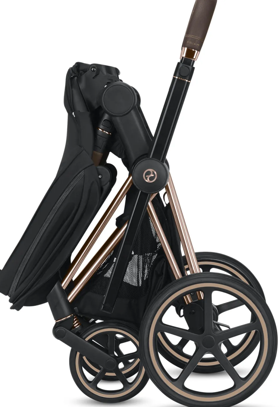 Cybex Priam 3 Complete Stroller - Chrome/Black/True Red