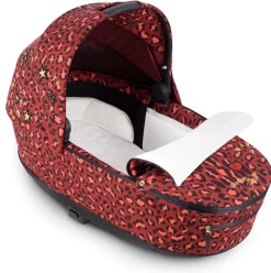 Cybex Priam 4 Complete Stroller with Lux Bassinet Bundle - Rockstar by Alec Voelkel