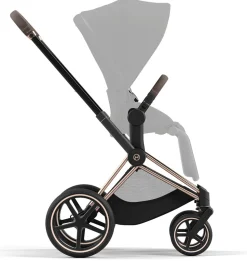 Cybex Priam 4 Stroller Frame - Rose Gold / Brown