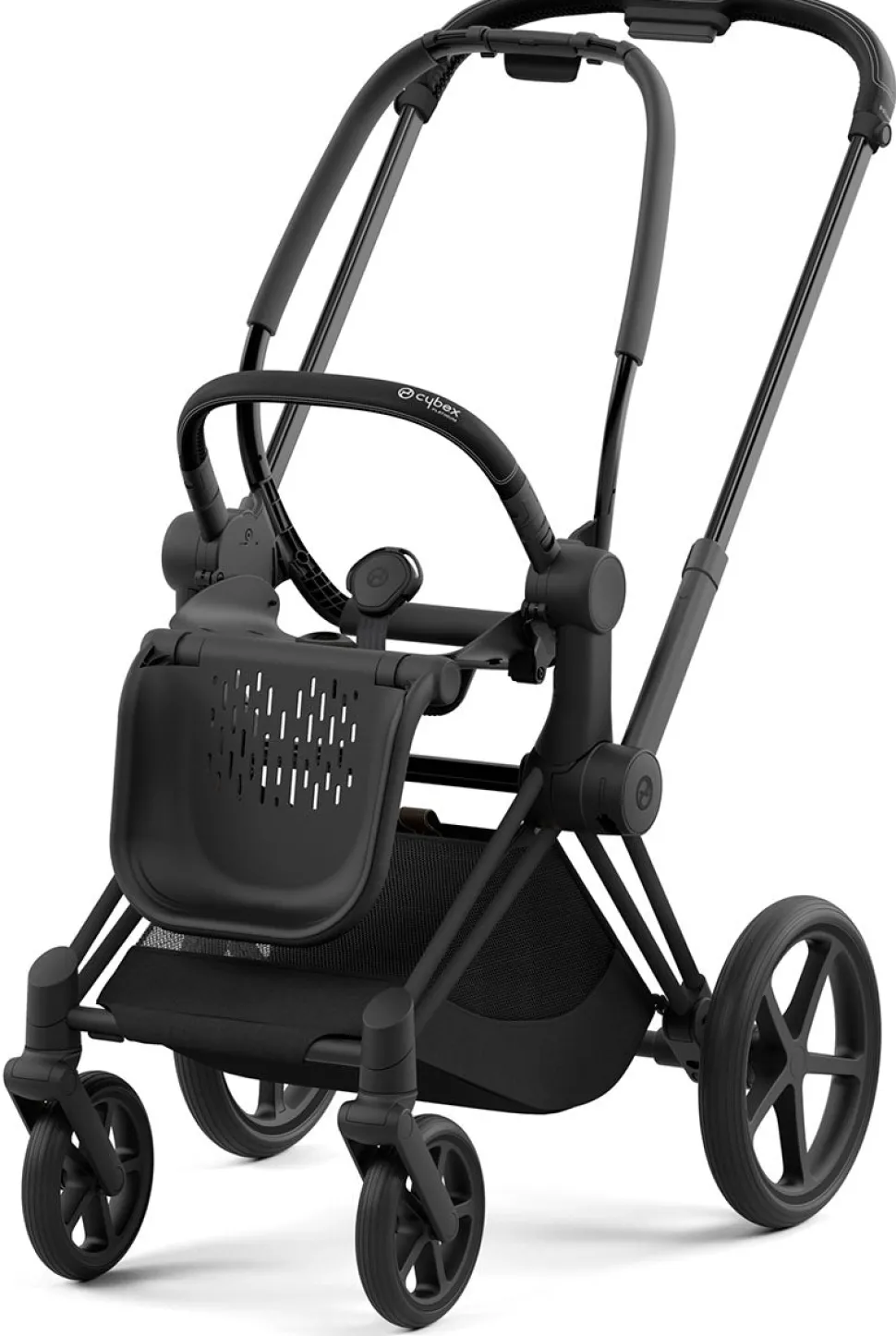 Cybex Priam 4 Stroller Frame - Matte Black / Black
