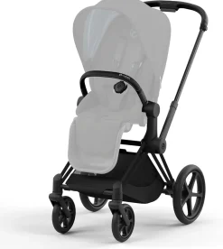 Cybex Priam 4 Stroller Frame - Matte Black / Black