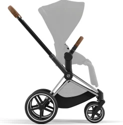 Cybex Priam 4 Stroller Frame - Chrome / Brown