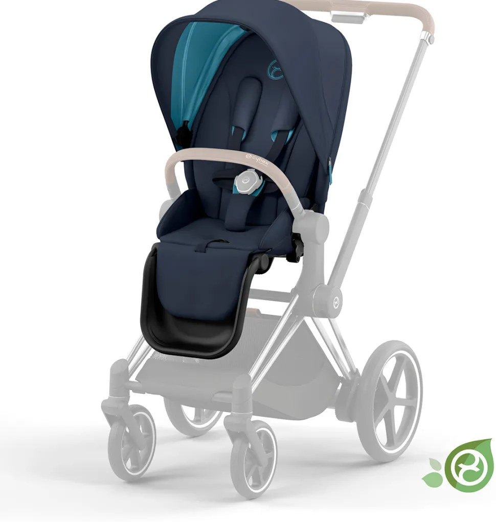Cybex PRIAM 4/e-PRIAM 2 Seat Pack - Conscious Dark Navy
