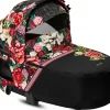 Cybex Priam Lux Carry Cot - Spring Blossom Dark