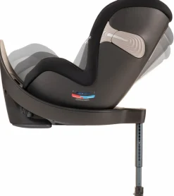 CYBEX Sirona S Rotating Convertible Car Seat with Load Leg and with SensorSafe - Urban Black