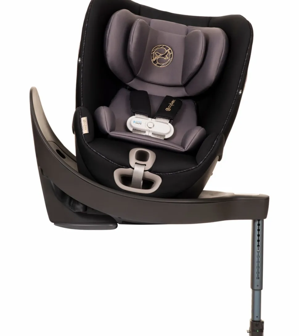 CYBEX Sirona S Rotating Convertible Car Seat with Load Leg and with SensorSafe - Premium Black