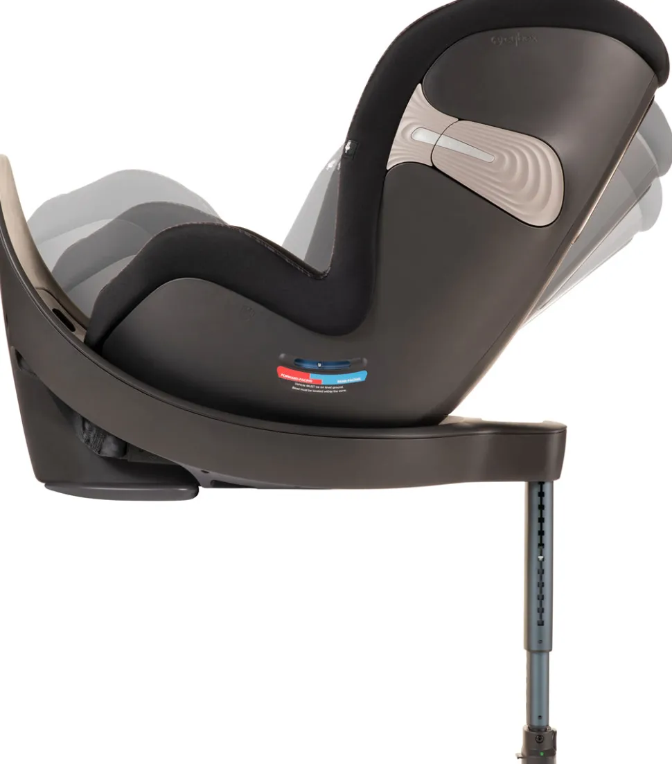 CYBEX Sirona S Rotating Convertible Car Seat with Load Leg and with SensorSafe - Premium Black