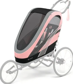 Cybex Zeno Multisport Trailer Seat Pack - Silver Pink