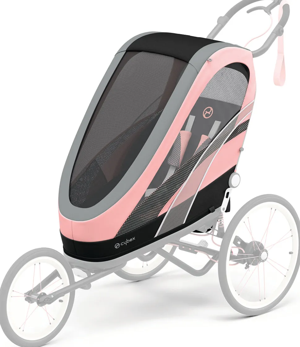 Cybex Zeno Multisport Trailer Seat Pack - Silver Pink