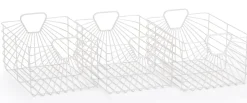 dadada Central Park Storage Baskets (Set Of 3) - White