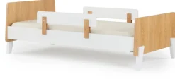 dadada Fun Bed, Twin Size - White / Red Oak (2 Boxes)