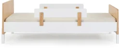 dadada Fun Bed, Twin Size - White / Red Oak (2 Boxes)