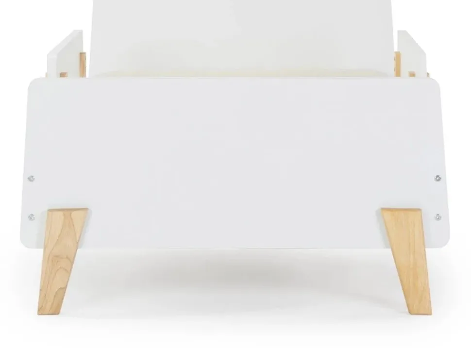 dadada Fun Bed, Twin Size - White / Natural (2 Boxes)