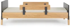 dadada Fun Bed, Twin Size - Graphite / Red Oak (2 Boxes)