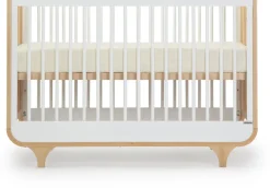 dadada Jolly 3-in-1 Convertible Crib - White / Natural