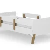 dadada Muse Toddler Bed - White/Natural