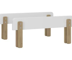 dadada Muse Toddler Bed - White/Natural