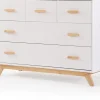dadada Soho 5-Drawer Dresser - White / Natural
