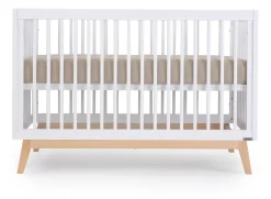 dadada Soho 3-in-1 Convertible Crib - White/Natural