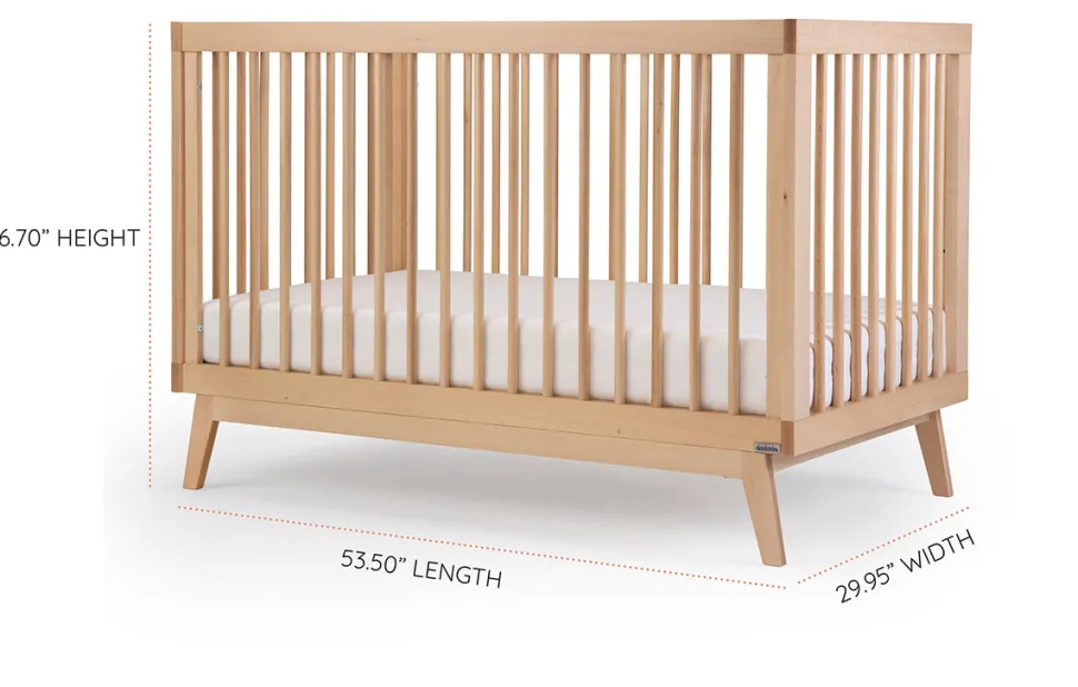 dadada Soho 3-in-1 Convertible Crib - Natural
