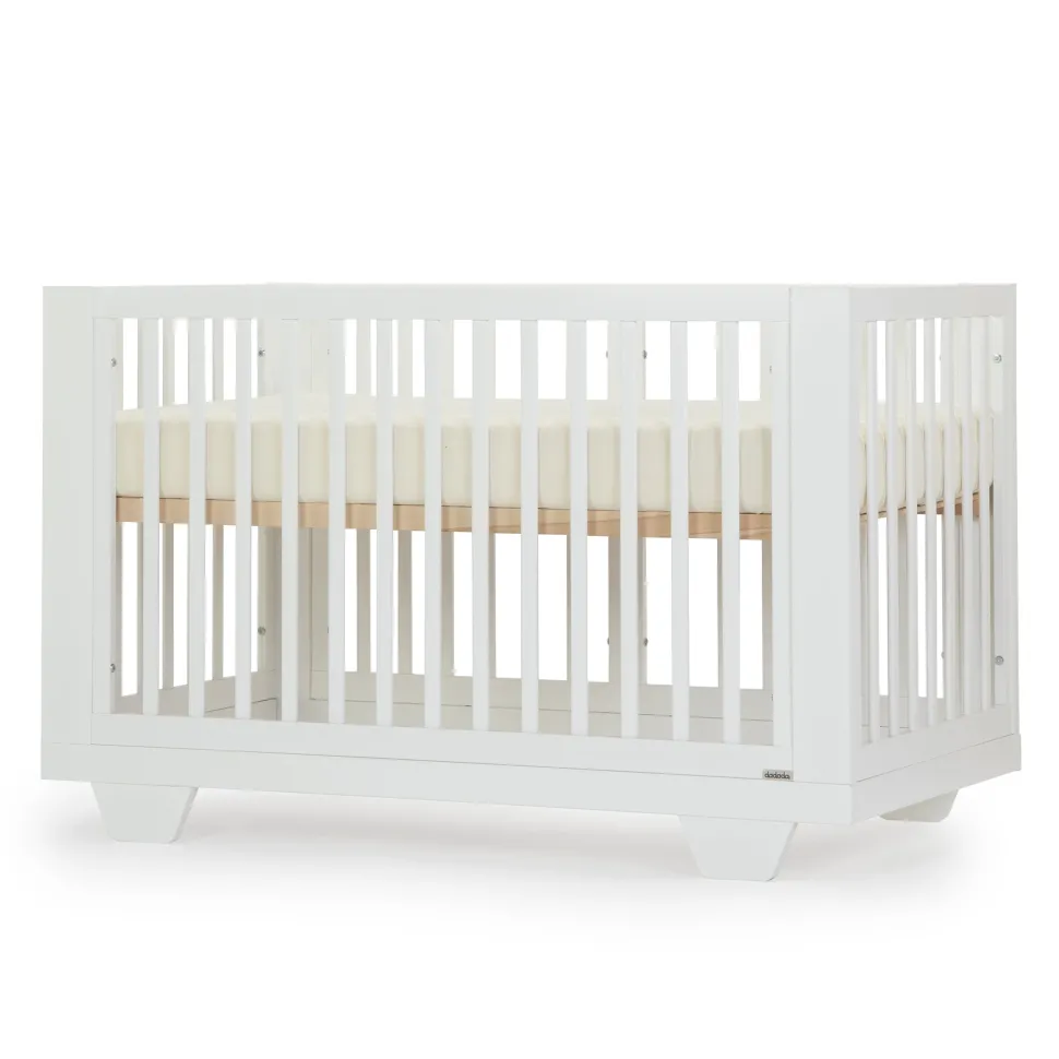 dadada Spirit 8-in-1 Convertible Crib - White
