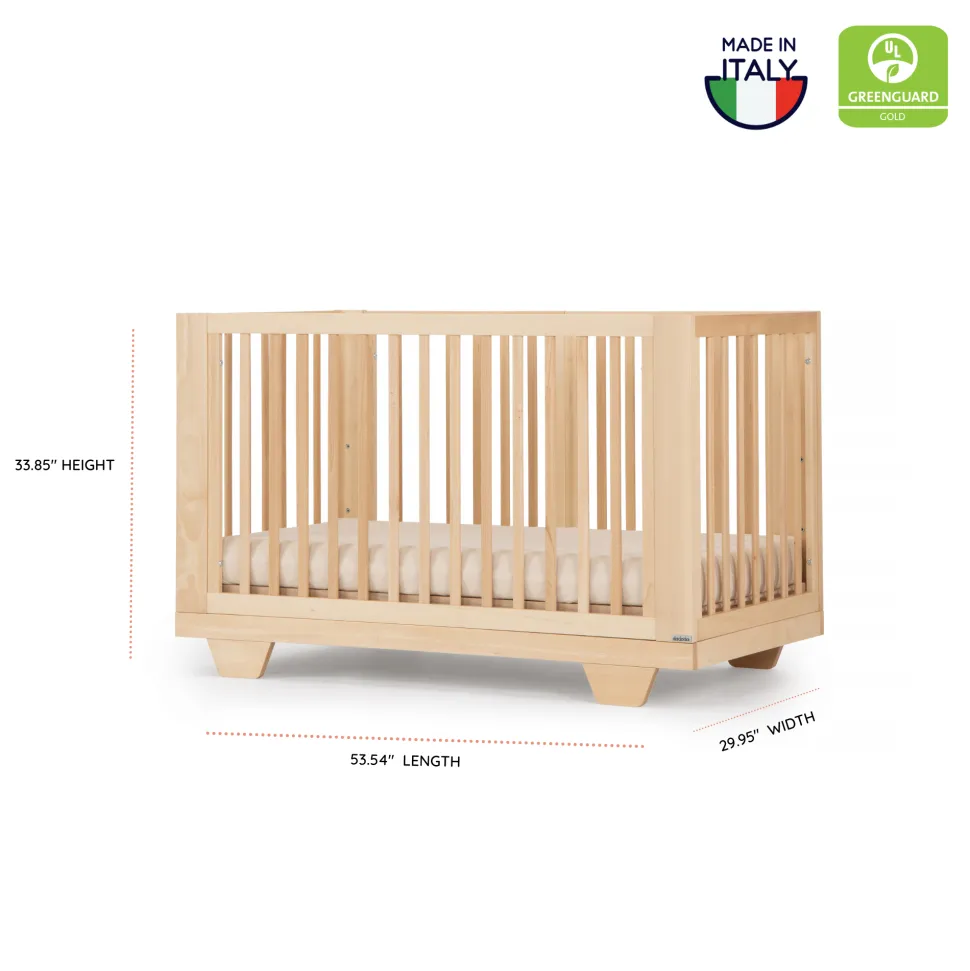 dadada Spirit 8-in-1 Convertible Crib - Natural