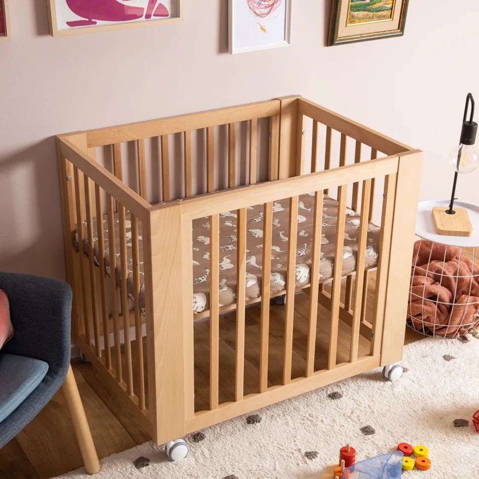 dadada Spirit 8-in-1 Convertible Crib - Natural