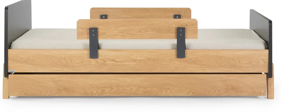 dadada Storage Trundle, Twin Size - Red Oak