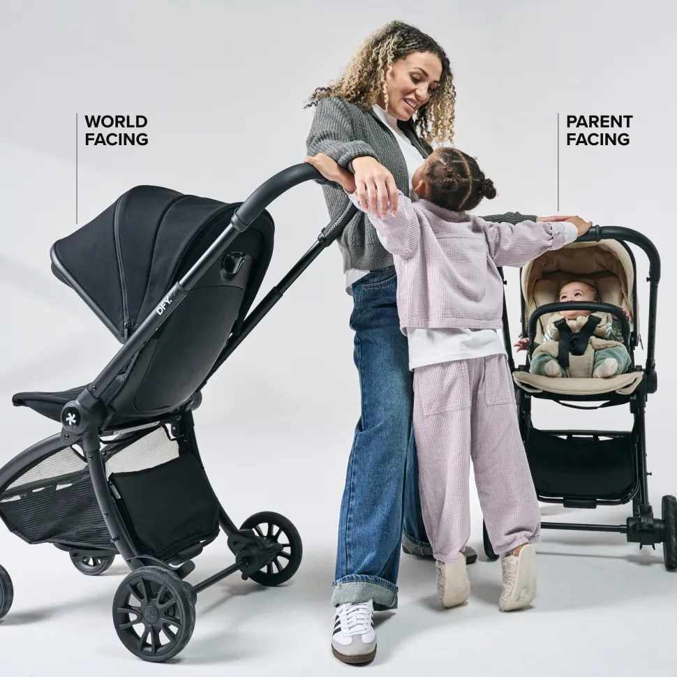 DFY. R1 Stroller - Matte Black / Black