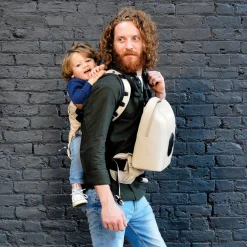 Diono Carus Complete 4-in-1 Baby Carrier + Detachable Backpack - Light Grey