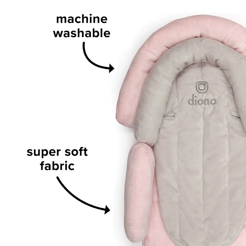 Diono Cuddle Soft 2-in-1 Head Support - Gray / Pink
