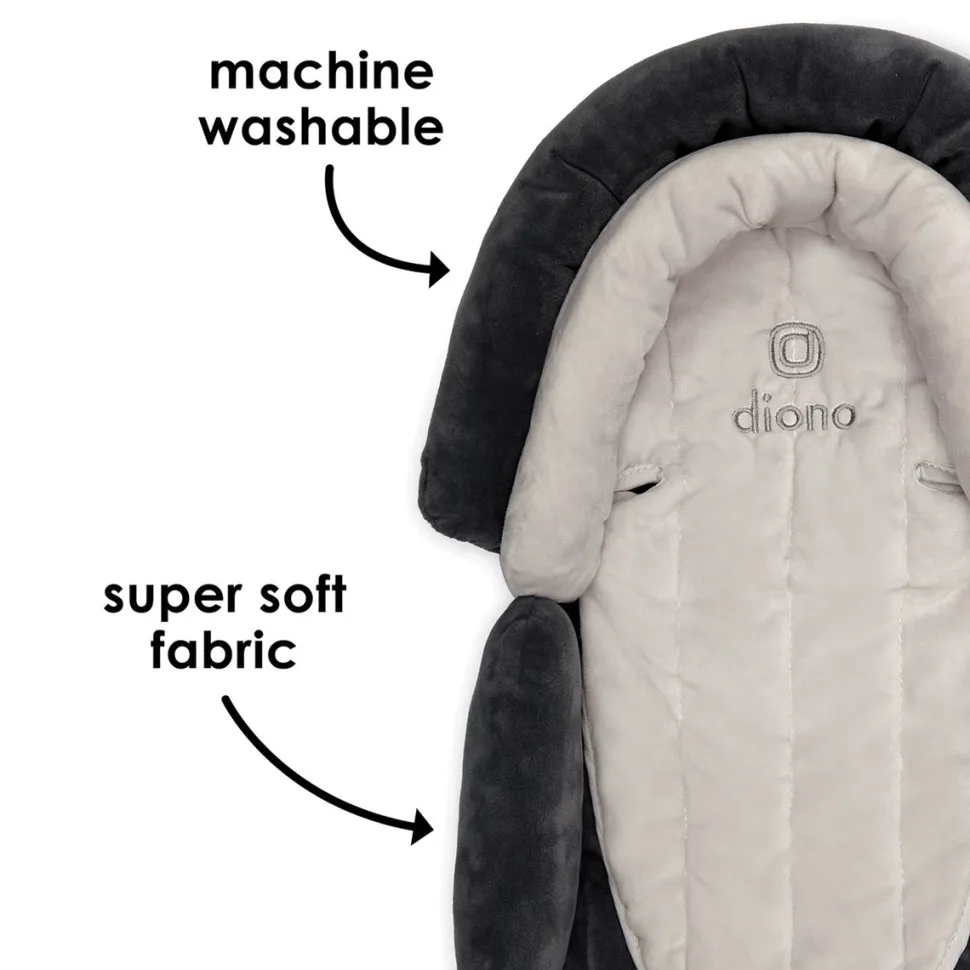 Diono Cuddle Soft, 2-in-1 Head Support, Grey/Arctic
