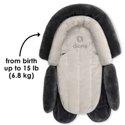 Diono Cuddle Soft, 2-in-1 Head Support, Grey/Arctic