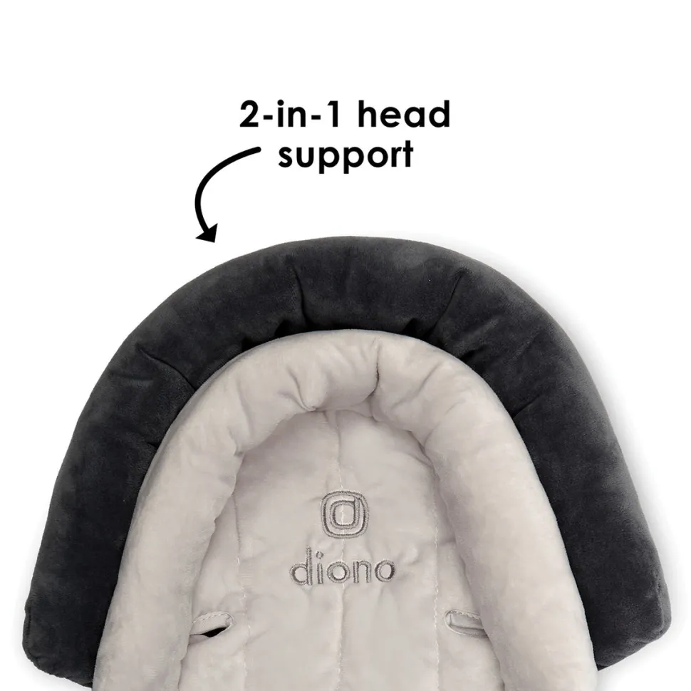 Diono Cuddle Soft, 2-in-1 Head Support, Grey/Arctic
