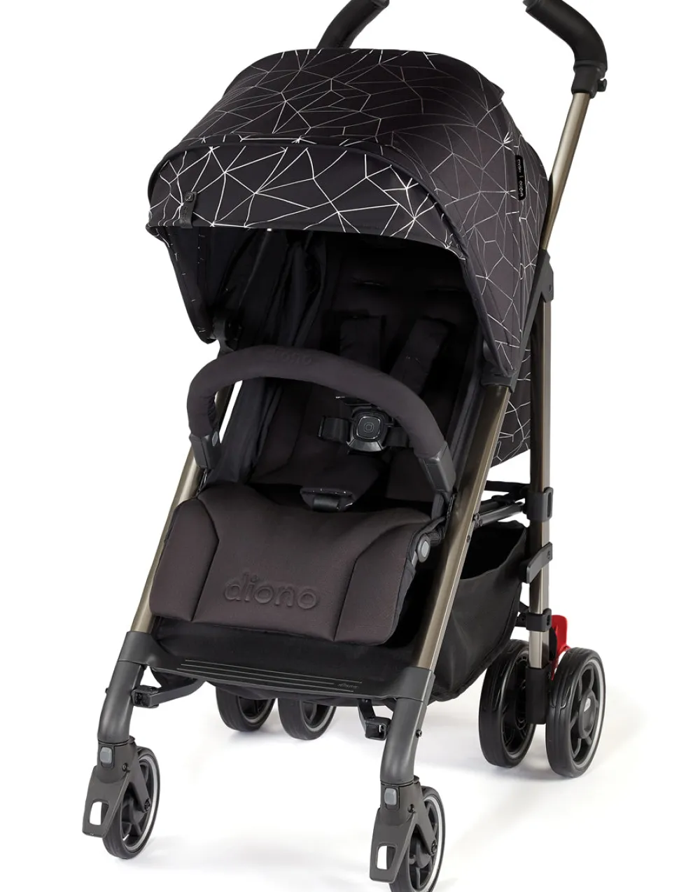 Diono Flexa Umbrella Stroller - Black Platinum