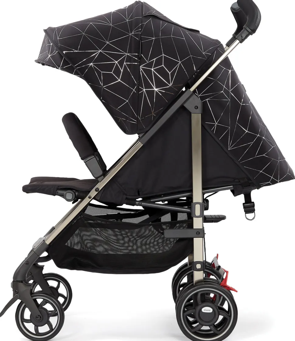 Diono Flexa Umbrella Stroller - Black Platinum