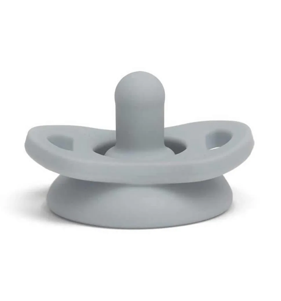 Doddle & Co. The Pop Pacifier, 2 Pack - Oh Happy Grey + Make Me Blush