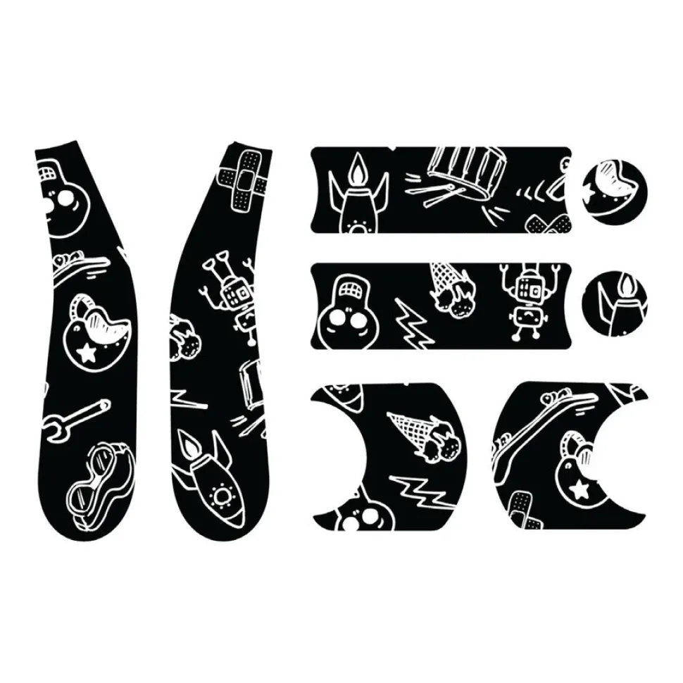 Doona Liki Sticker Set - Black & White Cool Sketch