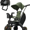 Doona Liki Trike S3 + Liki Helmet Bundle - Desert Green / Black