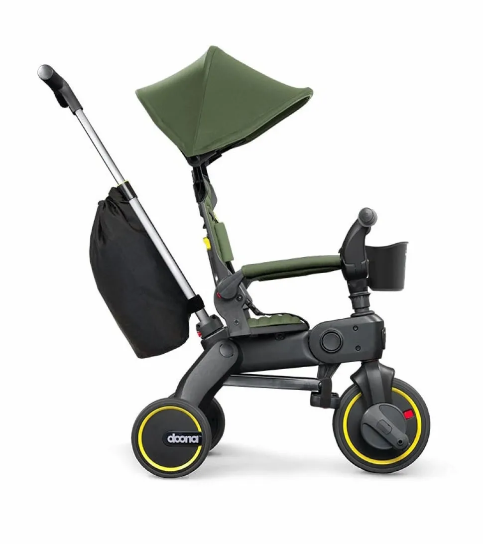Doona Liki Trike S3 + Liki Helmet Bundle - Desert Green / Black
