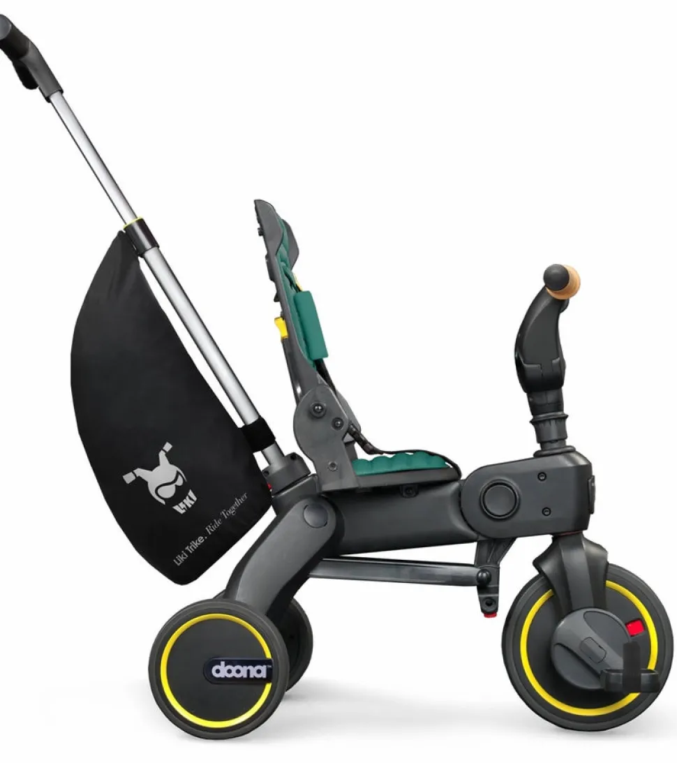 Doona Liki Trike S5 + Liki Helmet Bundle - Racing Green / Black